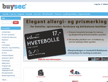 Tablet Screenshot of buysec.no